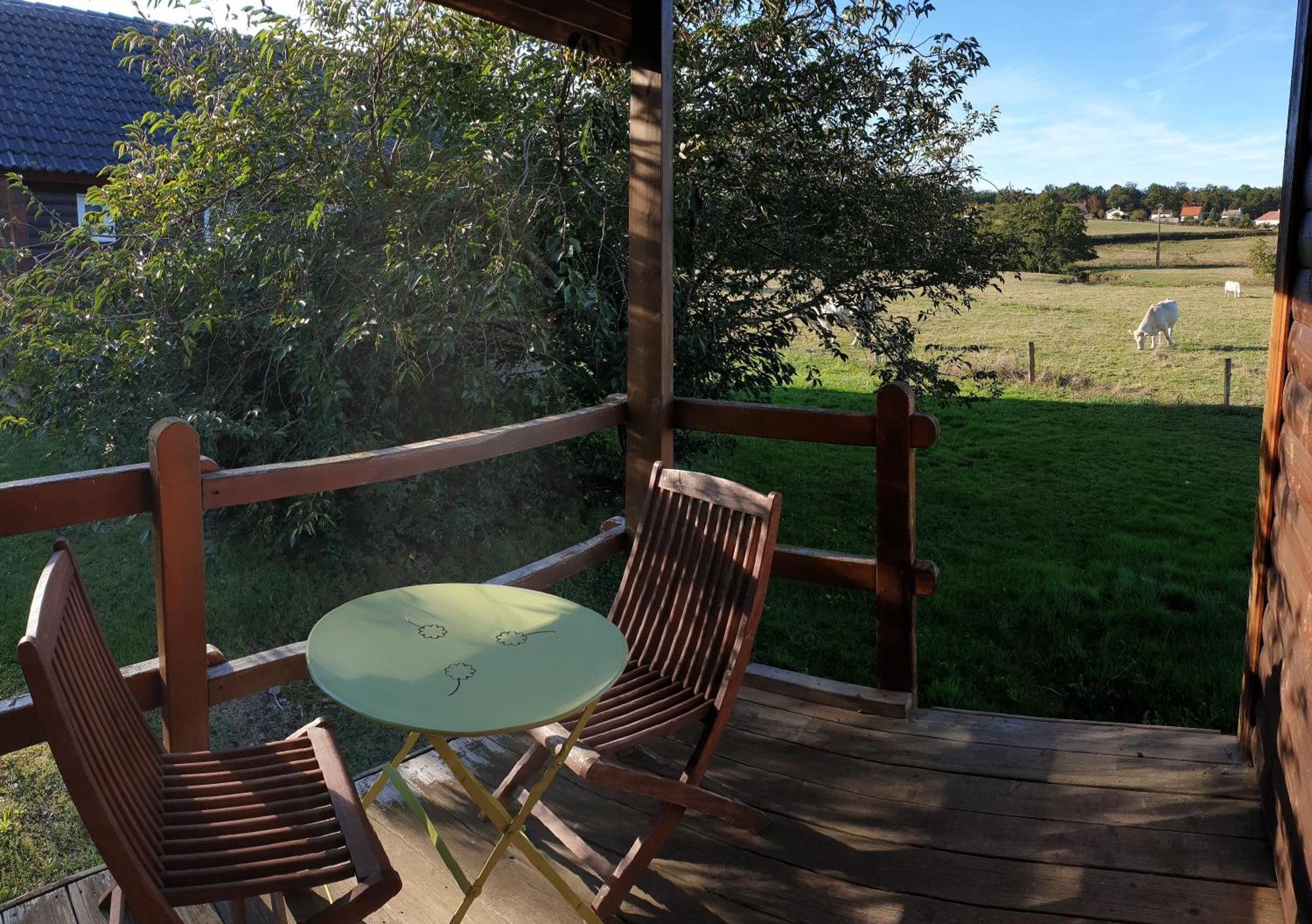 Chalets Etang Sur Arroux Bagian luar foto