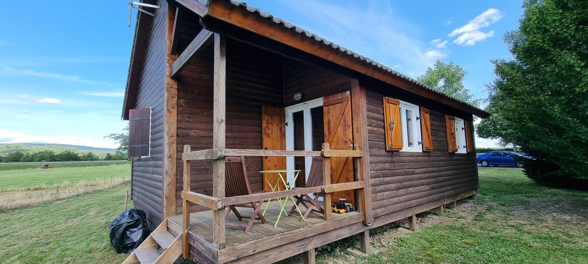 Chalets Etang Sur Arroux Bagian luar foto